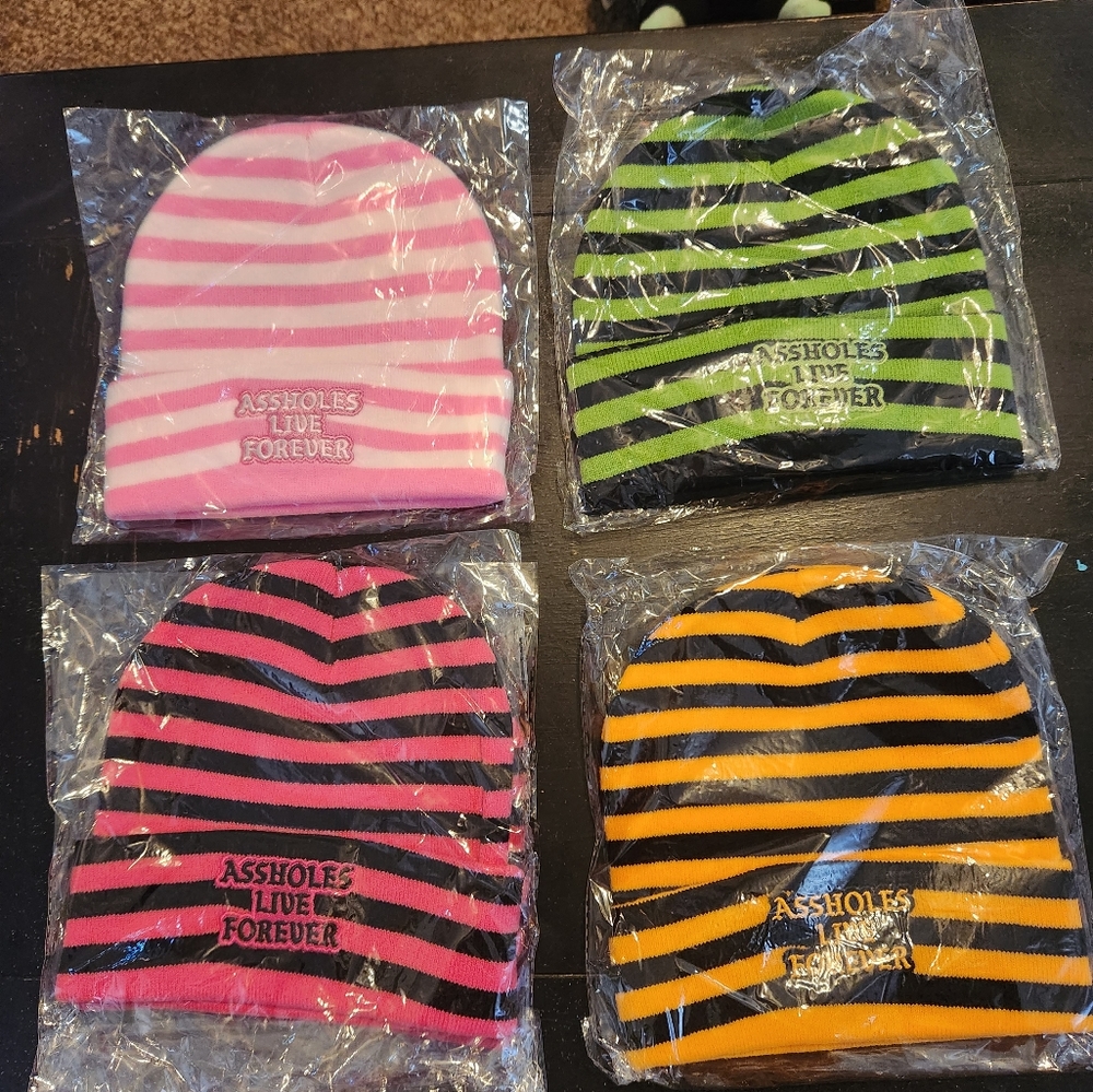 Assholes Live Forever Beanies